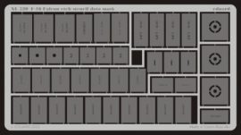 F-16 etch stencil data mask -etch - 1/32