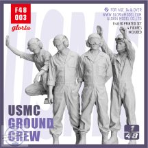 USMC Ground Crew 4 figures - 1/48 