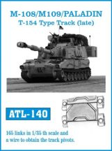  M108 / M109 / PALADIN T-154 Type track  (ATL140) - 1/35