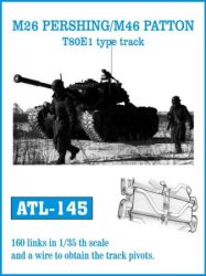 M26 PERSHING / M46 PATTON T80E1 type track  (ATL145)