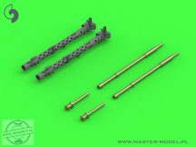   MG-34 (7.92mm) - German machine gun barrels - version with drilled cooling jacket - used by infantry and on early tanks (2pcs) - 1/35
