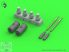 Flakpanzer IV & V & 38(t) "Kugelblitz" - MK103 (30mm) cannon barrels with armoured sleeve (for Dragon, Takom, Border kit) - 1/35
