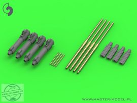 3cm MK103 autocannon barrels for Flakvierling 103/38 (Das Werk kit) - 1/35
