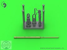   Browning M2HB .50 cal (12,7mm) - machine gun BARREL - WWII and Cold War version - 1/35 - 1 db antenna, 2 féle lehetőség