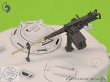   Browning M2HB .50 cal (12,7mm) - machine gun on tank mount - WWII version (early M23 cradle with early tray) - 1/35
