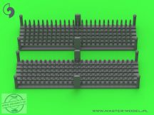   Belt links and empty shells for Browning M2 .50 cal machine gun (150pcs+150pcs) - 1/35