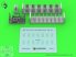 M2 ammunition cans for Browning M2 .50 cal machine gun - WWII version (6 pcs) - OPENED - 1/35 - 6 db