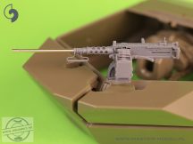   Browning M2HB .50 cal (12,7mm) - for M10 Tank Destroyer (D70627 cradle with small 50 round ammo can D68375) - 1/35