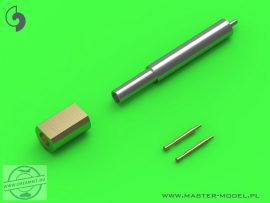 British QF 95mm howitzer gun barrel + Besa MG tips - for Centaur Mk.IV, Cromwell Mk.VI/VIII, Churchill Mk.V/VIII - 1/72