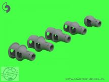 Muzzle brakes for 7,5cm PaK/KwK/StuK 40 (5 types) - 1/72