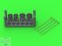 Width indicators for German vehicles (used on Sd.Kfz. 221, 222, 223, 231, 232, 233, 234, 247, 250, 251, 263) - set of 4pcs - 1/72