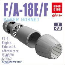   F/A-18E/F Super Hornet  Exhaust Nozzle & Afterburner(CLOSED) - 1/48 - Meng