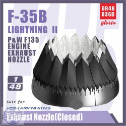 F-35B Exhaust Nozzle(CLOSED) - 1/48 - Tamiya