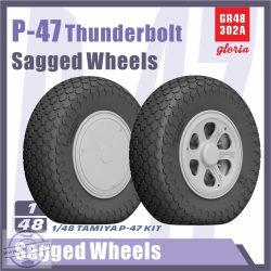 P-47D Sagged Wheels(Type 1) - 1/48 - Tamiya