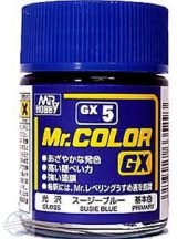 GX 005 - Mr. Color Susie Blue Gloss - 18 ml - Kék