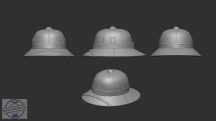 German Tropical Pith Helmet - 1/35 - 10db sisak