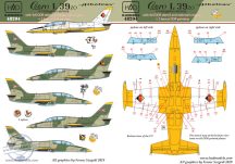   L-39 ZO/V in DDR and Hungarian service - dupla matrica lap - 1/48