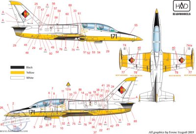 1/48 L-39 Albatros open footsteps for TRUMPETER kit