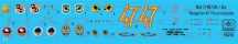    MiG-21MF/Bis/UM Hungarian Air Force insignias decal sheet - 1/48