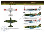   MiG-3 (white 28, yellow9, black7 with Za Stalina, Za Rodinu)				