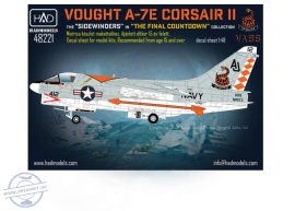 48221 A-7E Corsair  VA-86 â€ťSidewindersâ€ť  in â€ťThe final countdownâ€ť decal sheet collection 1:48