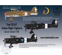48238 CR-42  Italian Night figthers decal sheet 1:48