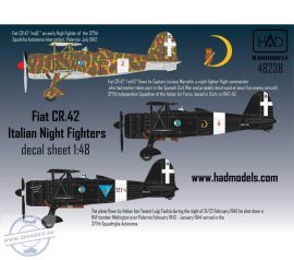 48238 CR-42  Italian Night figthers decal sheet 1:48