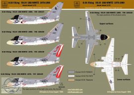72213 S-3A Viking â€ťUSS NIMITZâ€ť 1976-78-80  with Full stencil decal  1:72 