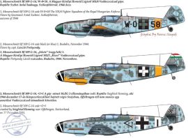 48174 Messerschmitt Bf 109 G-14decal sheet 1:48