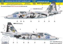  72264 SU-25 Ukrainian Digit Camouflage PART1 decal sheet 1:72