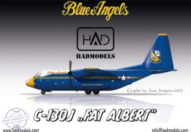 72269 C-130J Hercules â€ťFat Albertâ€ť decal sheet 1:72