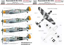 DW-32012 Messerschmitt Bf 109 G-10 decal sheet 1:32