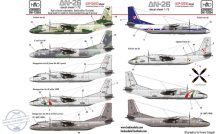 DW-72004 An-26 decal sheet 1:72