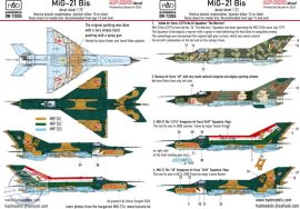 DW-72005 MiG-21 Bis decal sheet 1:72