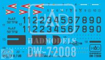 DW-72008  MiG-29 NATO decal sheet 1:72