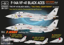 DW-72011 F-14A Vf-41 Black Aces decal sheet 1:72