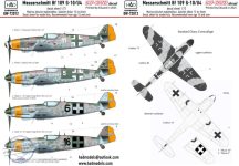 DW-72012 Messerschmitt Bf 109 G-10 decal sheet 1:72