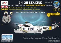   E481001 SH-3H Seaking â€ťFinal Countdownâ€ť movie collection Extended version decal sheet 1:48