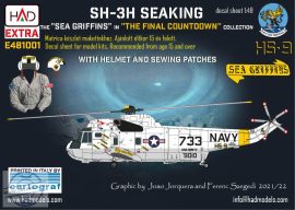 E481001 SH-3H Seaking â€ťFinal Countdownâ€ť movie collection Extended version decal sheet 1:48