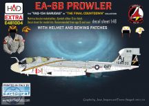   E481004 EA-6B Prowler VAQ-134 â€ťGARUDASâ€ť in the â€ťFinal Countdownâ€ť decal sheet 1:48
