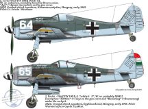   48178 FW-190 F-8 ( 64 â€ťĂgiâ€ť, 65 â€ťPĂ–TTĂ–Mâ€ť) decal sheet 1:48