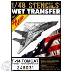 F-14 Tomcat - Stencils + RBF 1/48
