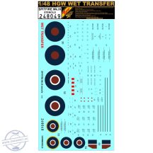 Spitfire Mk. IX - Stencils 1/48 