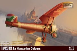 PZL P.11A Hungarian Colours - 1/72 