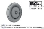 PZL P.11/P.24 Wheels - 1/72 - IBG