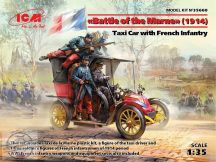   "Battle of the Marne" (1914) - Taxi car with French infantry - 1/35