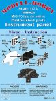   Mig-15 Late Photoetched parts instrument panel for Airfix - 1/72