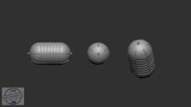 Oxygen tank - 1/48 - 10 db