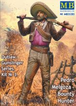 Outlaw Gunslinger 3 Pedro Melgoza, Bounty Hunter - 1/35