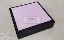 20cm x 20cm Makett alap Diorama Minimal - fekete (Black)